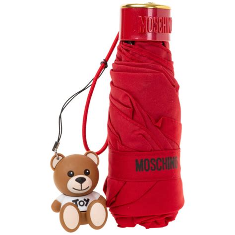 Moschino Regenschirm damen bear scribbles 8061SUPERMINIC .